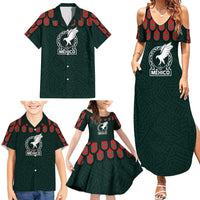 Custom Mexican Football Jersey Special Edition 2024 Family Matching Summer Maxi Dress and Hawaiian Shirt - Wonder Print Shop