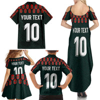 Custom Mexican Football Jersey Special Edition 2024 Family Matching Summer Maxi Dress and Hawaiian Shirt - Wonder Print Shop