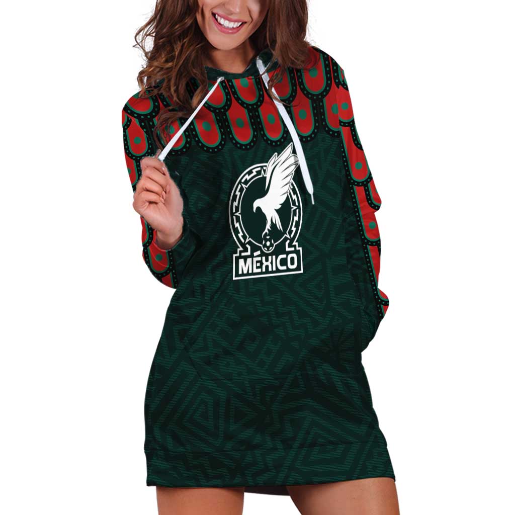Custom Mexican Football Jersey Special Edition 2024 Hoodie Dress - Wonder Print Shop