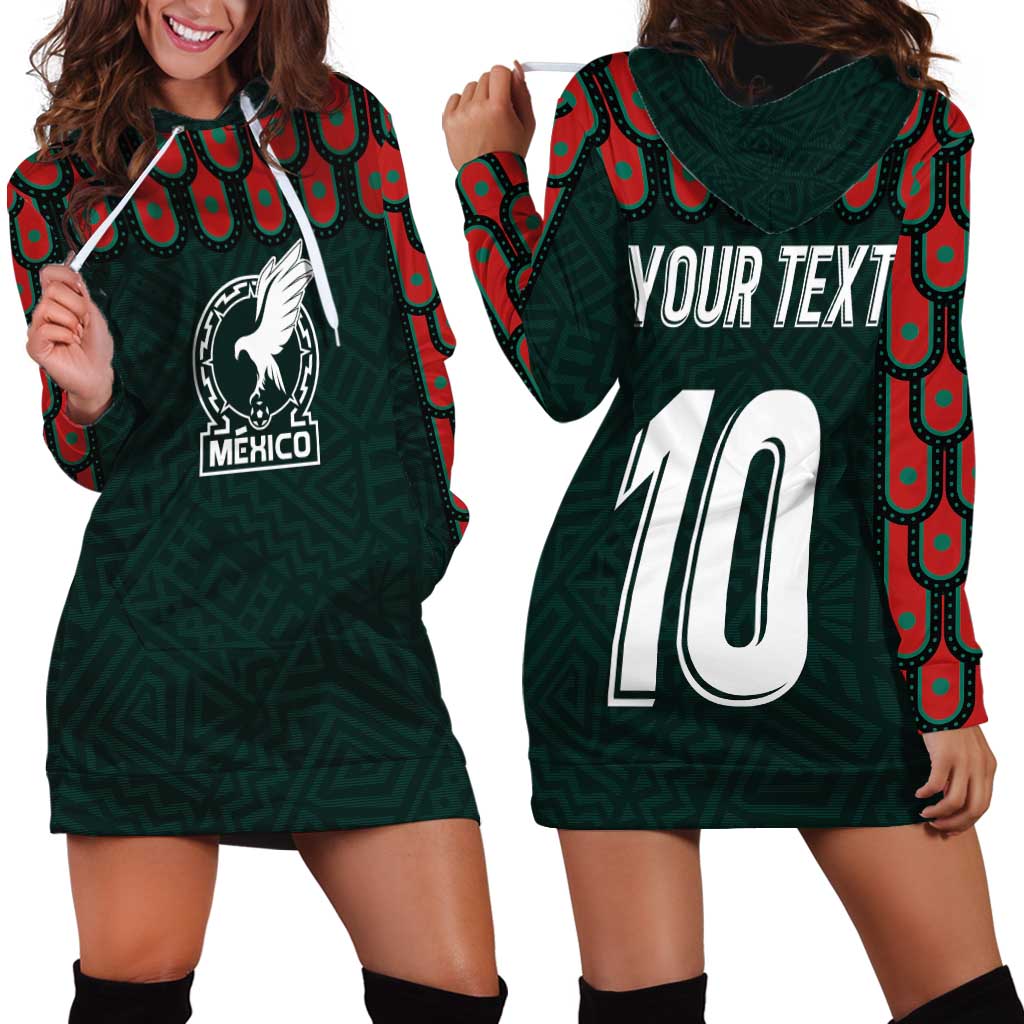 Custom Mexican Football Jersey Special Edition 2024 Hoodie Dress - Wonder Print Shop