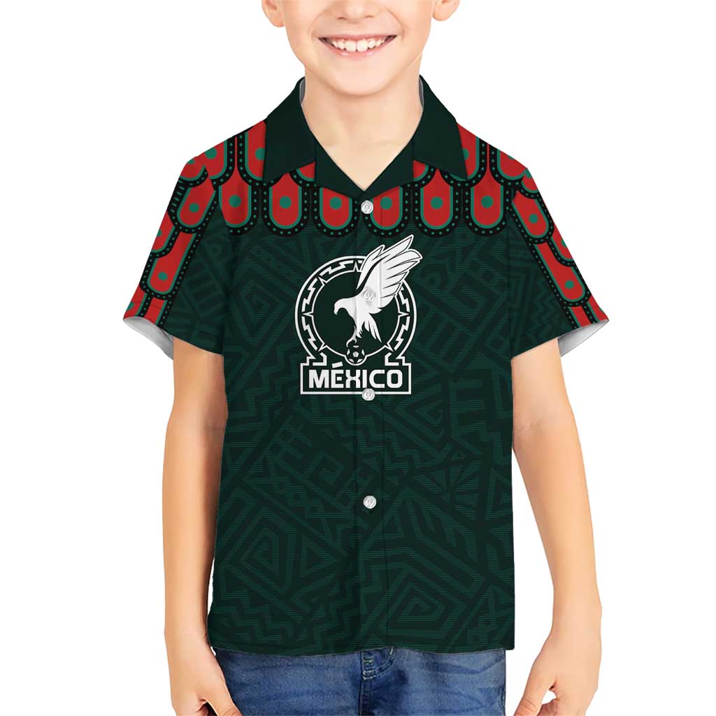 Custom Mexican Football Jersey Special Edition 2024 Kid Hawaiian Shirt - Wonder Print Shop