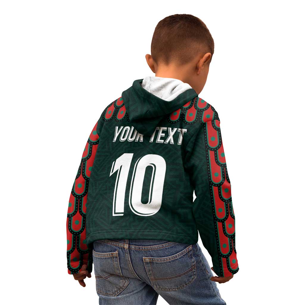 Custom Mexican Football Jersey Special Edition 2024 Kid Hoodie - Wonder Print Shop
