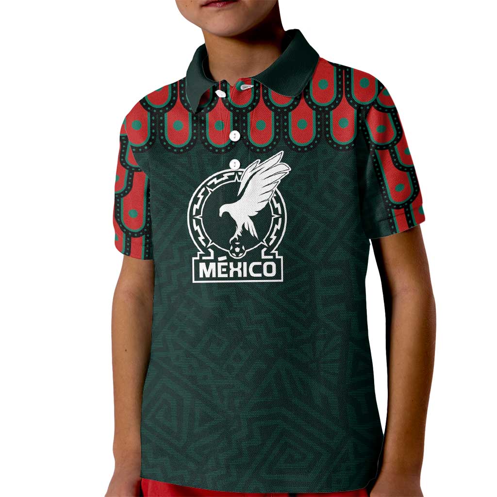 Custom Mexican Football Jersey Special Edition 2024 Kid Polo Shirt - Wonder Print Shop