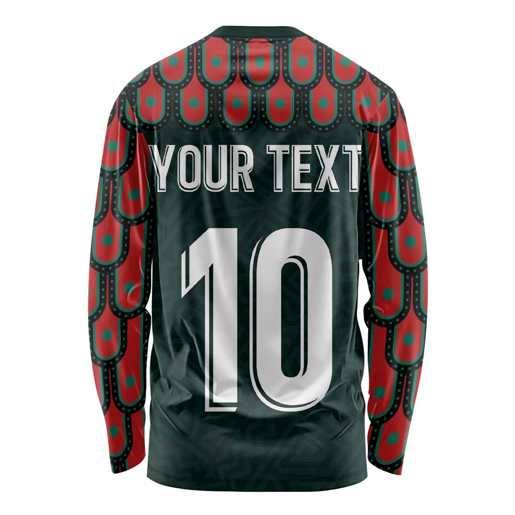 Custom Mexican Football Jersey Special Edition 2024 Long Sleeve Shirt - Wonder Print Shop