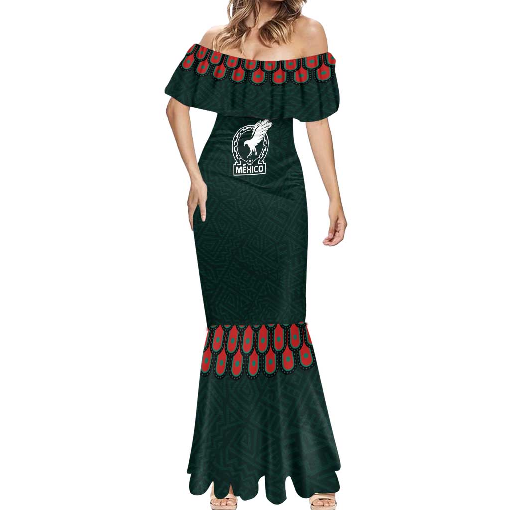 Custom Mexican Football Jersey Special Edition 2024 Mermaid Dress - Wonder Print Shop