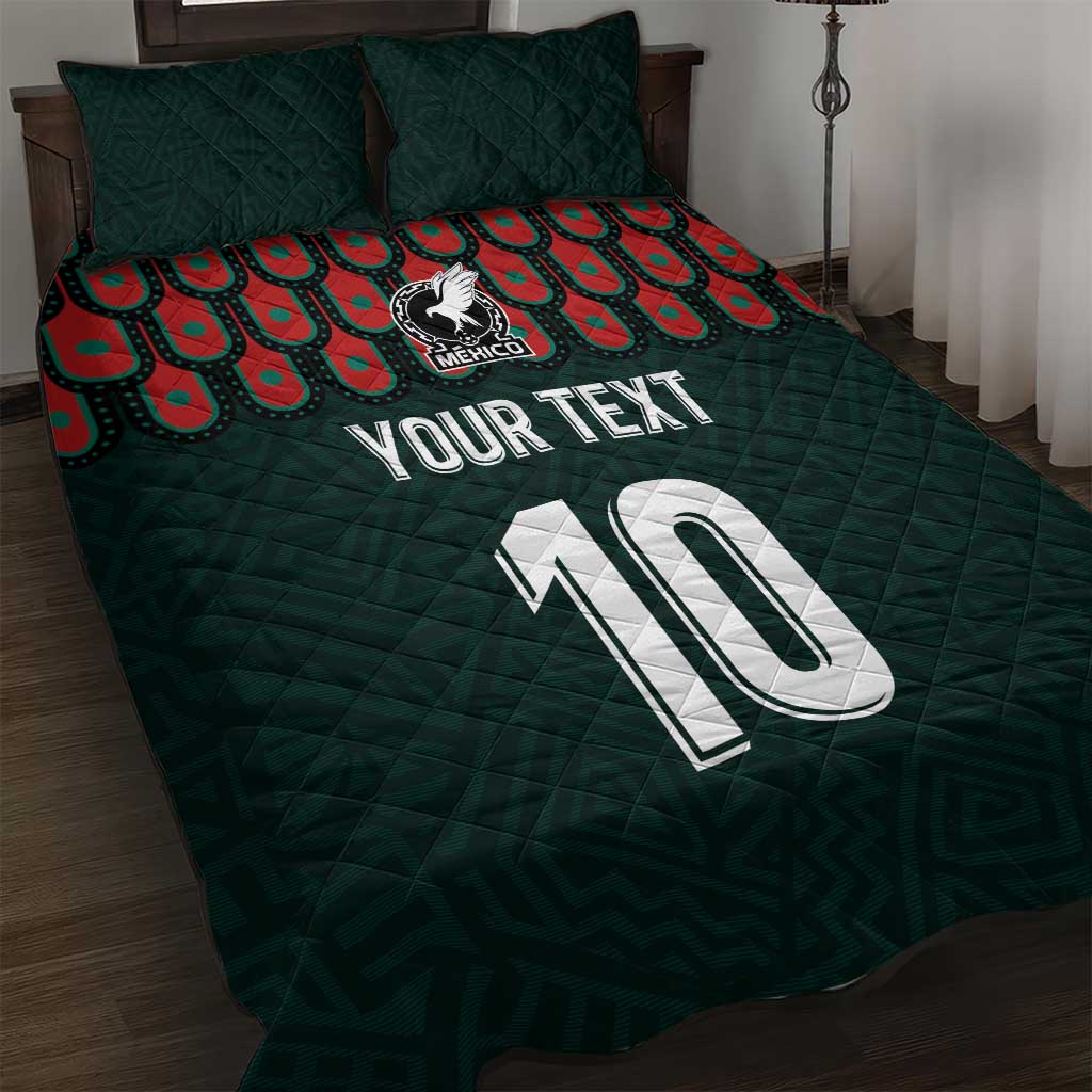 Custom Mexican Football Jersey Special Edition 2024 Quilt Bed Set - Wonder Print Shop