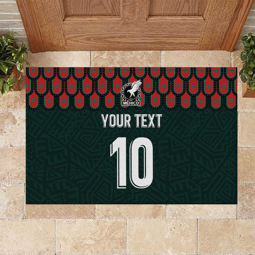 Custom Mexican Football Jersey Special Edition 2024 Rubber Doormat - Wonder Print Shop