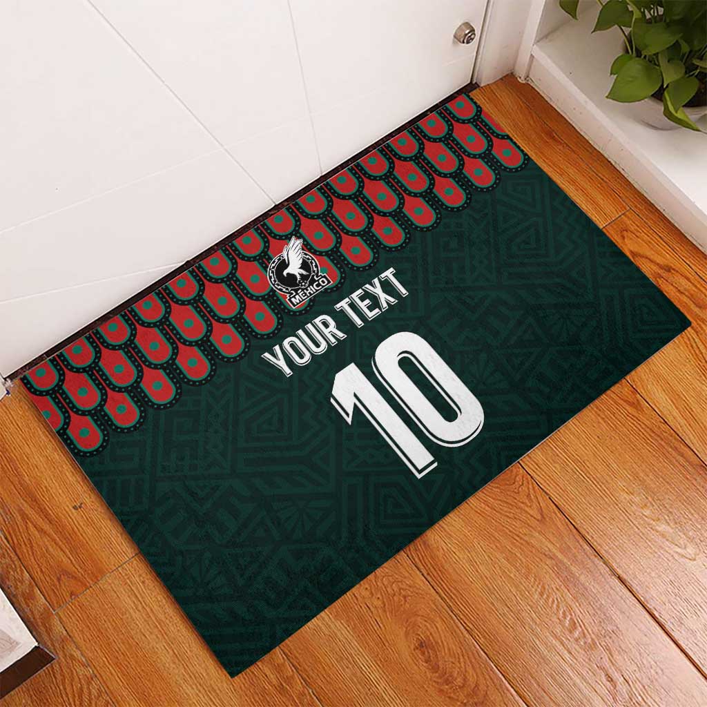 Custom Mexican Football Jersey Special Edition 2024 Rubber Doormat - Wonder Print Shop