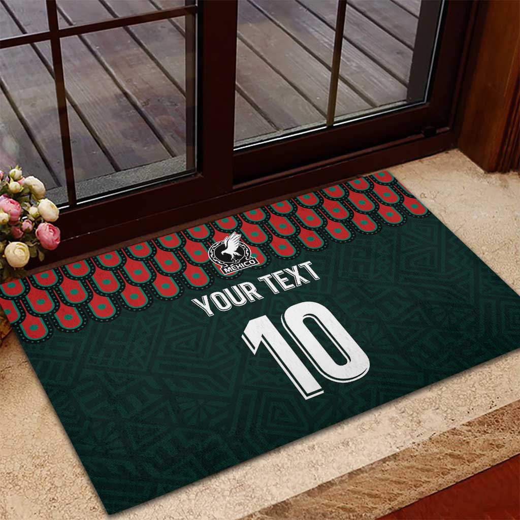 Custom Mexican Football Jersey Special Edition 2024 Rubber Doormat - Wonder Print Shop