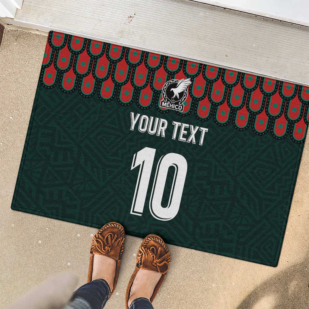 Custom Mexican Football Jersey Special Edition 2024 Rubber Doormat - Wonder Print Shop