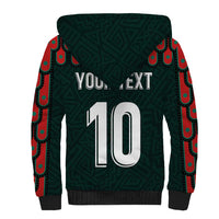 Custom Mexican Football Jersey Special Edition 2024 Sherpa Hoodie - Wonder Print Shop