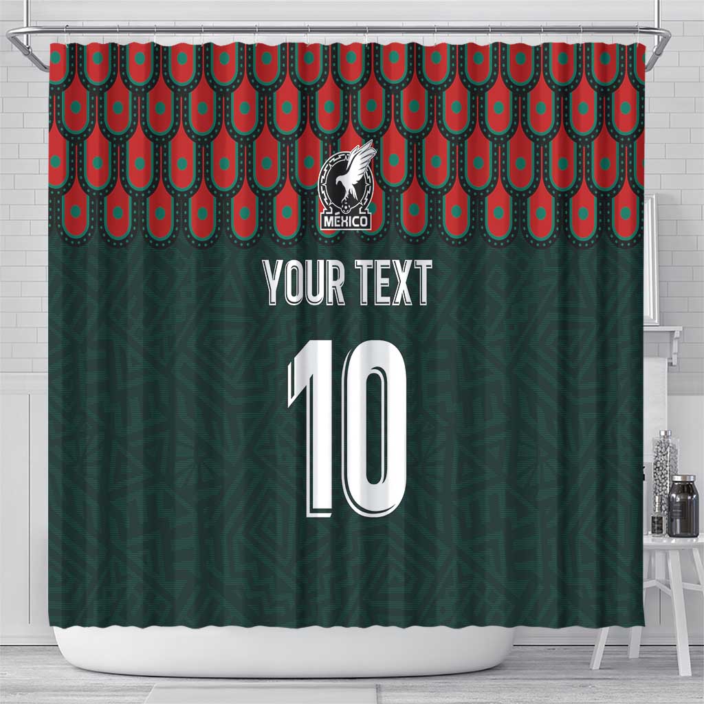 Custom Mexican Football Jersey Special Edition 2024 Shower Curtain