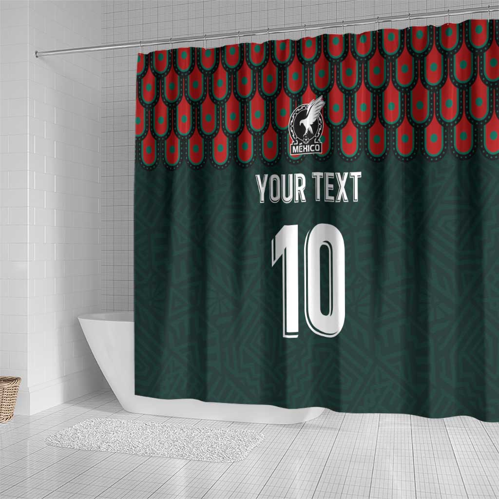 Custom Mexican Football Jersey Special Edition 2024 Shower Curtain