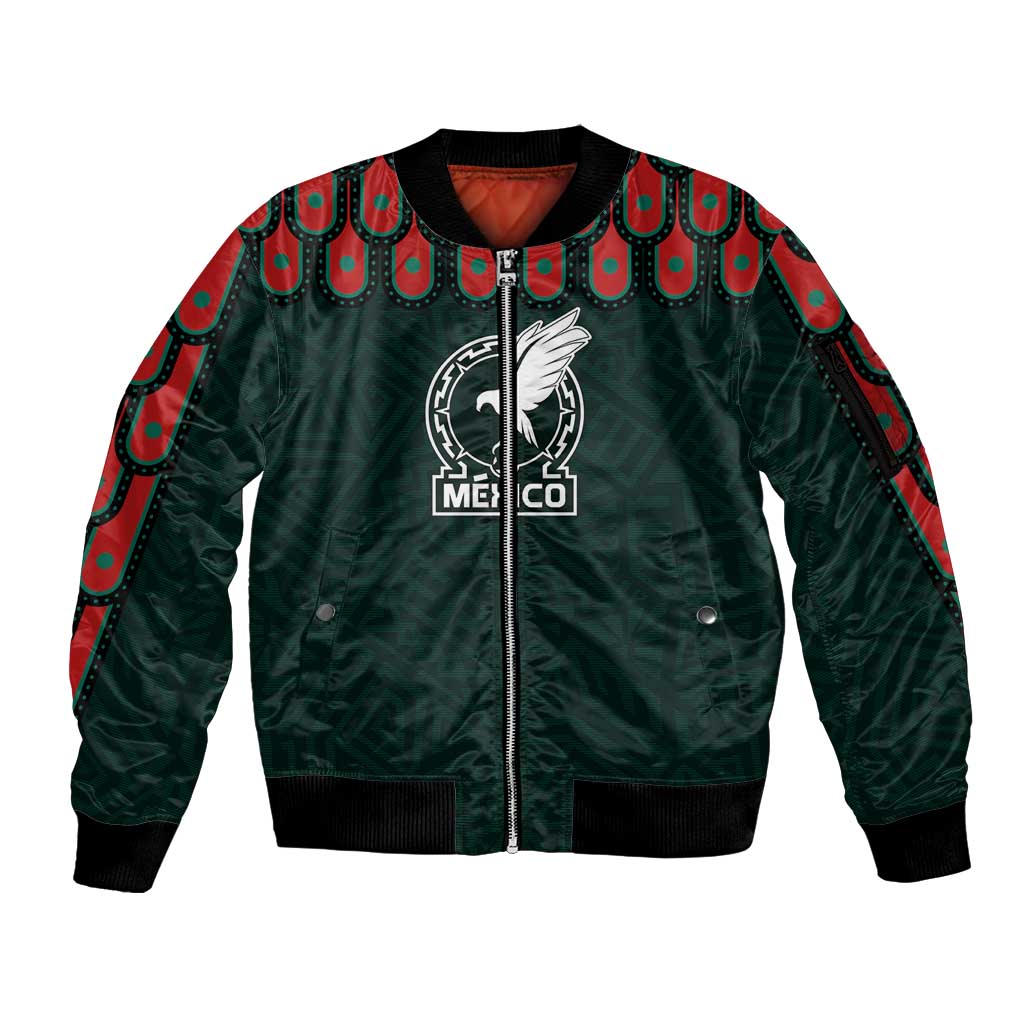 Custom Mexican Football Jersey Special Edition 2024 Sleeve Zip Bomber Jacket - Wonder Print Shop