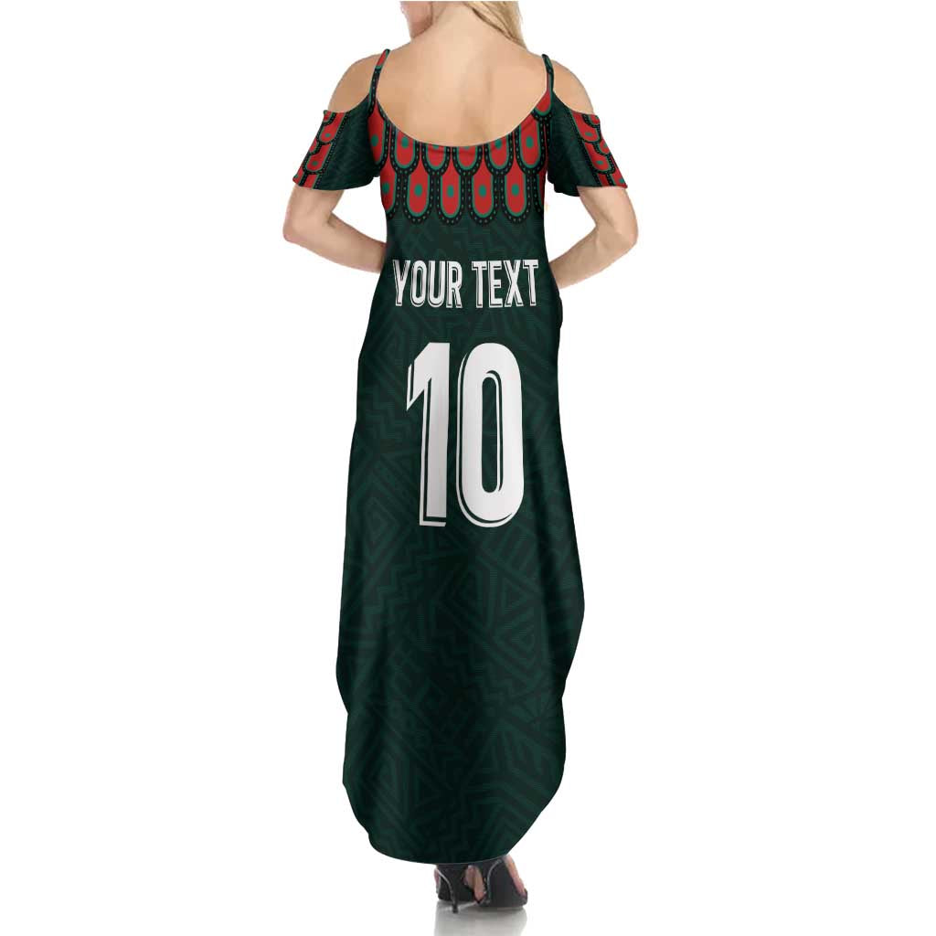 Custom Mexican Football Jersey Special Edition 2024 Summer Maxi Dress - Wonder Print Shop