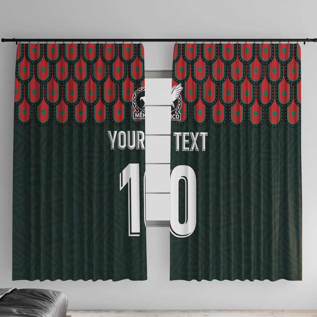 Custom Mexican Football Jersey Special Edition 2024 Window Curtain - Wonder Print Shop