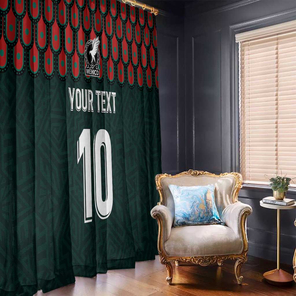 Custom Mexican Football Jersey Special Edition 2024 Window Curtain - Wonder Print Shop