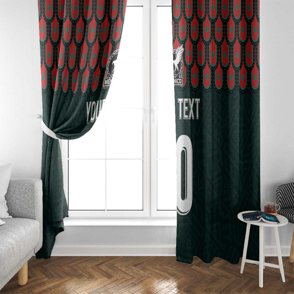 Custom Mexican Football Jersey Special Edition 2024 Window Curtain - Wonder Print Shop