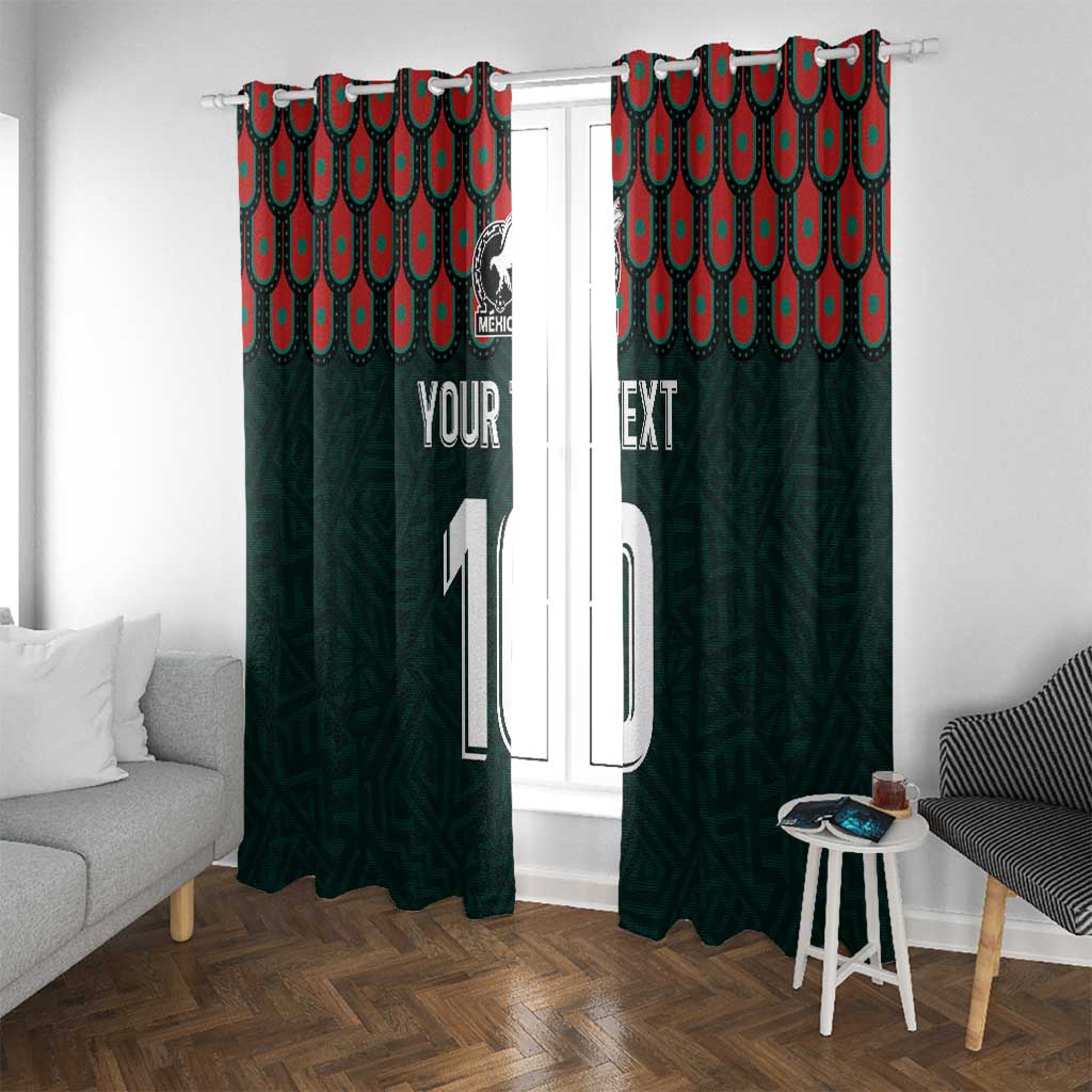 Custom Mexican Football Jersey Special Edition 2024 Window Curtain - Wonder Print Shop