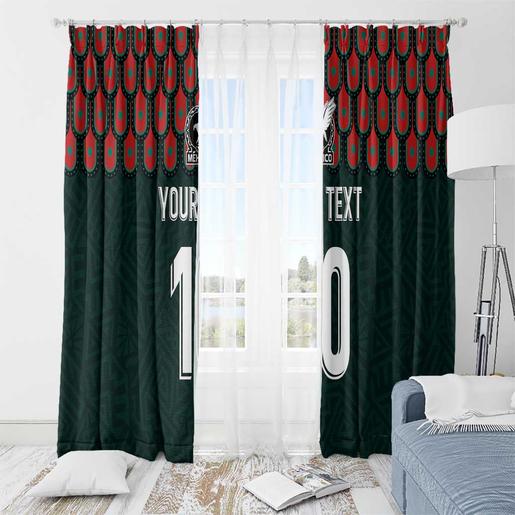 Custom Mexican Football Jersey Special Edition 2024 Window Curtain - Wonder Print Shop
