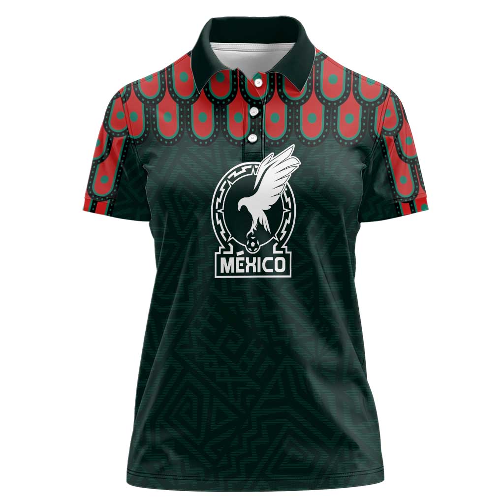 Custom Mexican Football Jersey Special Edition 2024 Women Polo Shirt - Wonder Print Shop