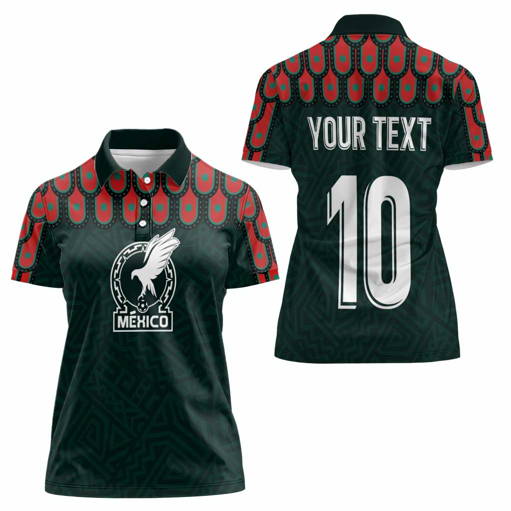 Custom Mexican Football Jersey Special Edition 2024 Women Polo Shirt - Wonder Print Shop