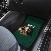 Personalized Mexican Culture Car Mats Aztec Spirit Mexico with Eagle Emblem and Maya Ancient - Wonder Print Shop