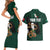 Personalized Mexican Culture Couples Matching Short Sleeve Bodycon Dress and Hawaiian Shirt Aztec Spirit Mexico with Eagle Emblem and Maya Ancient - Wonder Print Shop