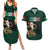 Personalized Mexican Culture Couples Matching Summer Maxi Dress and Hawaiian Shirt Aztec Spirit Mexico with Eagle Emblem and Maya Ancient - Wonder Print Shop