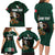 Personalized Mexican Culture Family Matching Long Sleeve Bodycon Dress and Hawaiian Shirt Aztec Spirit Mexico with Eagle Emblem and Maya Ancient - Wonder Print Shop