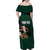 Personalized Mexican Culture Family Matching Off Shoulder Maxi Dress and Hawaiian Shirt Aztec Spirit Mexico with Eagle Emblem and Maya Ancient - Wonder Print Shop