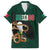 Personalized Mexican Culture Family Matching Off Shoulder Short Dress and Hawaiian Shirt Aztec Spirit Mexico with Eagle Emblem and Maya Ancient - Wonder Print Shop