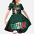 Personalized Mexican Culture Family Matching Short Sleeve Bodycon Dress and Hawaiian Shirt Aztec Spirit Mexico with Eagle Emblem and Maya Ancient - Wonder Print Shop