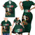 Personalized Mexican Culture Family Matching Short Sleeve Bodycon Dress and Hawaiian Shirt Aztec Spirit Mexico with Eagle Emblem and Maya Ancient - Wonder Print Shop