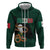 Personalized Mexican Culture Hoodie Aztec Spirit Mexico with Eagle Emblem and Maya Ancient - Wonder Print Shop