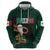 Personalized Mexican Culture Hoodie Aztec Spirit Mexico with Eagle Emblem and Maya Ancient - Wonder Print Shop