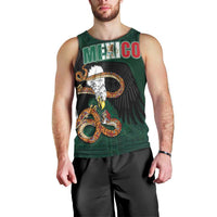 Personalized Mexican Culture Men Tank Top Aztec Spirit Mexico with Eagle Emblem and Maya Ancient - Wonder Print Shop