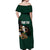 Personalized Mexican Culture Off Shoulder Maxi Dress Aztec Spirit Mexico with Eagle Emblem and Maya Ancient - Wonder Print Shop