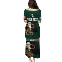 Personalized Mexican Culture Puletasi Aztec Spirit Mexico with Eagle Emblem and Maya Ancient - Wonder Print Shop