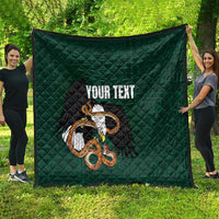 Personalized Mexican Culture Quilt Aztec Spirit Mexico with Eagle Emblem and Maya Ancient - Wonder Print Shop