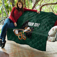 Personalized Mexican Culture Quilt Aztec Spirit Mexico with Eagle Emblem and Maya Ancient - Wonder Print Shop