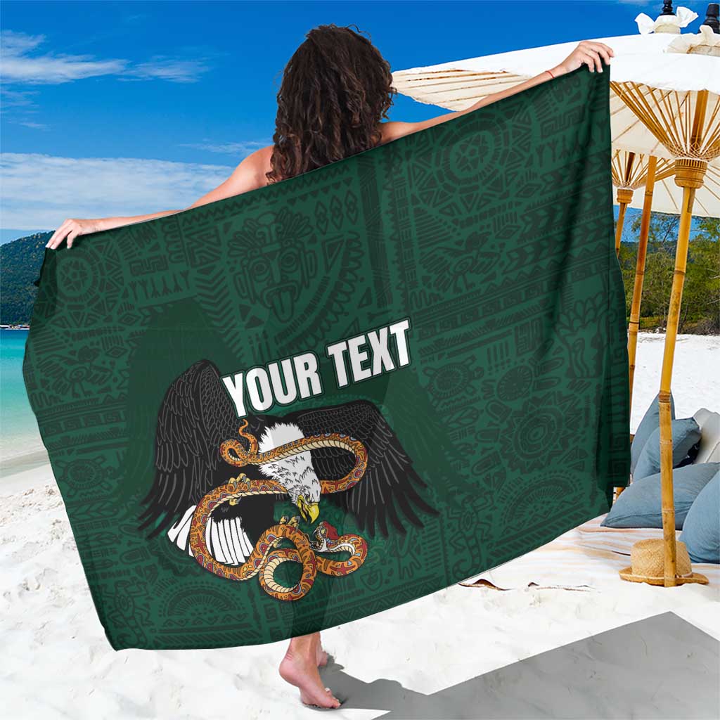 Personalized Mexican Culture Sarong Aztec Spirit Mexico with Eagle Emblem and Maya Ancient - Wonder Print Shop