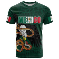 Personalized Mexican Culture T Shirt Aztec Spirit Mexico with Eagle Emblem and Maya Ancient - Wonder Print Shop
