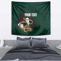 Personalized Mexican Culture Tapestry Aztec Spirit Mexico with Eagle Emblem and Maya Ancient - Wonder Print Shop
