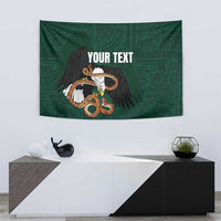 Personalized Mexican Culture Tapestry Aztec Spirit Mexico with Eagle Emblem and Maya Ancient - Wonder Print Shop