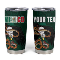 Personalized Mexican Culture Tumbler Cup Aztec Spirit Mexico with Eagle Emblem and Maya Ancient - Wonder Print Shop