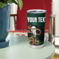 Personalized Mexican Culture Tumbler Cup Aztec Spirit Mexico with Eagle Emblem and Maya Ancient - Wonder Print Shop