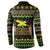 Jamaican Christmas Button Sweatshirt - Rastafarian Lion with Xmas Elements Reggae Style - Wonder Print Shop