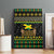 Jamaican Christmas Canvas Wall Art - Rastafarian Lion with Xmas Elements Reggae Style - Wonder Print Shop
