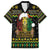 Jamaican Christmas Family Matching Off The Shoulder Long Sleeve Dress and Hawaiian Shirt - Rastafarian Lion with Xmas Elements Reggae Style - Wonder Print Shop